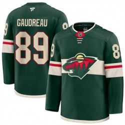 Minnesota Wild Frederick Gaudreau 89 Fanatics 2024-2025 Home NHL Jersey Authentic