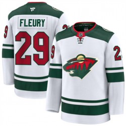 Minnesota Wild Marc-Andre Fleury 29 Fanatics 2024-2025 Away White NHL Jersey Authentic