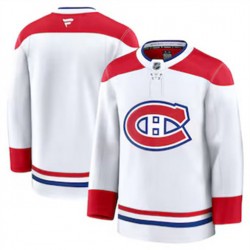 Montreal Canadiens Blank Fanatics 2024-2025 Away White NHL Jersey Authentic