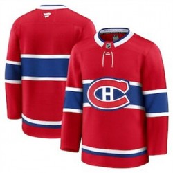 Montreal Canadiens Blank Fanatics 2024-2025 Home Red NHL Jersey Authentic