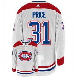 Montreal Canadiens CAREY PRICE 31 White Adidas NHL Jersey