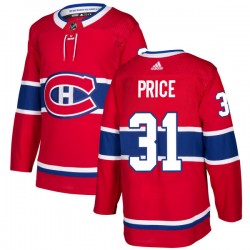 Montreal Canadiens Carey Price 31 2017-18 Adidas Red NHL Jersey Authentic