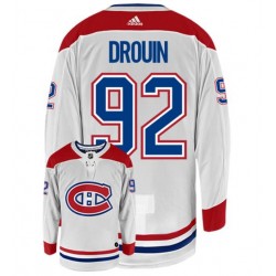 Montreal Canadiens JONATHAN DROUIN 92 White Adidas NHL Jersey