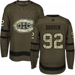 Montreal Canadiens Jonathan Drouin 92 2017-18 Adidas Camo Green NHL Jersey Authentic