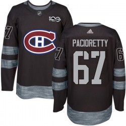 Montreal Canadiens Max Pacioretty 67 1917-2017 100th Anniversary Adidas Black NHL Jersey Authentic