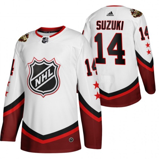 Montreal Canadiens Nick Suzuki 14 2022 All-Star White NHL Jersey Authentic