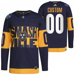 Nashville Predators Custom Adidas 2022 Stadium Series NHL Jersey Authentic