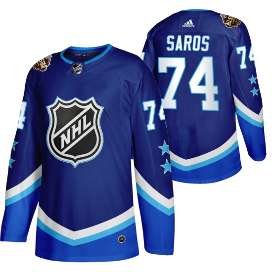 Nashville Predators Juuse Saros 74 2022 All-Star Blue NHL Jersey Authentic