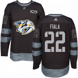 Nashville Predators Kevin Fiala 22 1917-2017 100th Anniversary Adidas Black NHL Jersey Authentic