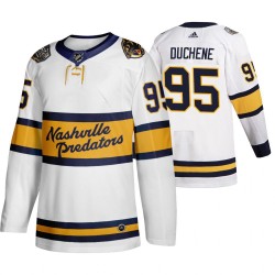 Nashville Predators Matt Duchene 95 Adidas 2020 Winter Classic NHL Jersey Authentic