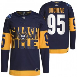 Nashville Predators Matt Duchene 95 Adidas 2022 Stadium Series NHL Jersey Authentic