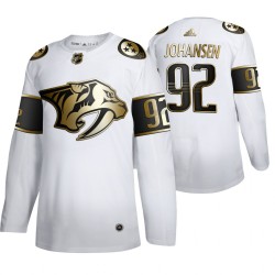 Nashville Predators Ryan Johansen 92 Adidas 2019-20 Authentic Golden Edition White NHL Jersey