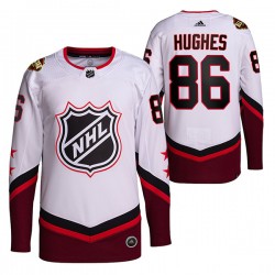 New Jersey Devils 2022 All-Star Devils Jack Hughes 86 2022 All-Star White NHL Jersey Authentic