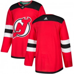 New Jersey Devils Blank 2017-18 Adidas Red NHL Jersey Authentic