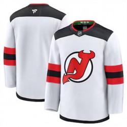 New Jersey Devils Blank Fanatics 2024-2025 Away White NHL Jersey Authentic