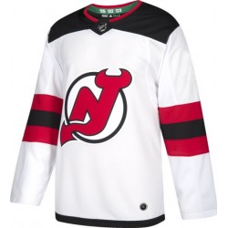 New Jersey Devils Blank White Adidas NHL Jersey
