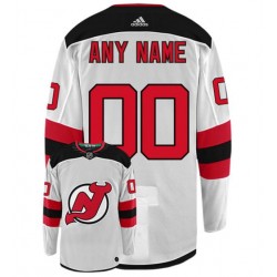 New Jersey Devils Customize White Adidas NHL Jersey