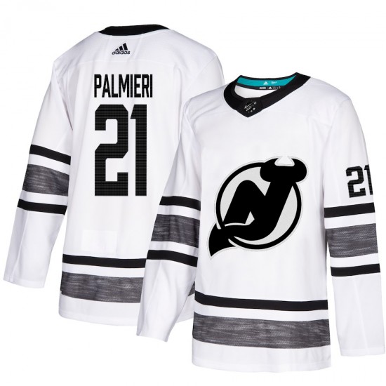 New Jersey Devils Kyle Palmieri 21 White 2019 All-Star Adidas NHL Jersey Authentic