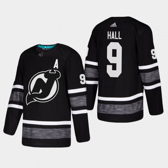 New Jersey Devils Taylor Hall 9 Black 2019 All-Star Adidas NHL Jersey Authentic