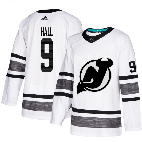 New Jersey Devils Taylor Hall 9 White 2019 All-Star Adidas NHL Jersey Authentic