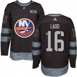 New York Islanders Andrew Ladd 16 1917-2017 100th Anniversary Adidas Black NHL Jersey Authentic