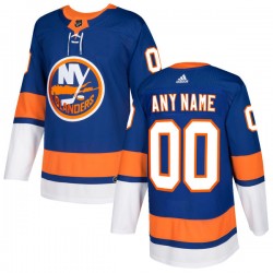 New York Islanders Custom 2017-18 Adidas Royal NHL Jersey Authentic