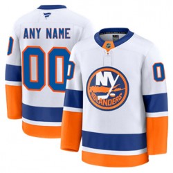 New York Islanders Custom Fanatics 2024-2025 Away NHL Jersey Authentic