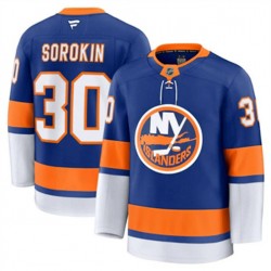 New York Islanders Ilya Sorokin 30 Fanatics 2024-2025 Home NHL Jersey Authentic