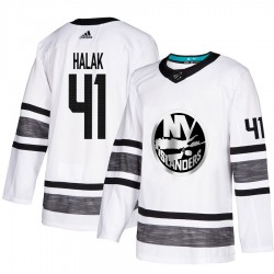 New York Islanders Jaroslav Halak 41 White 2019 All-Star Adidas NHL Jersey Authentic