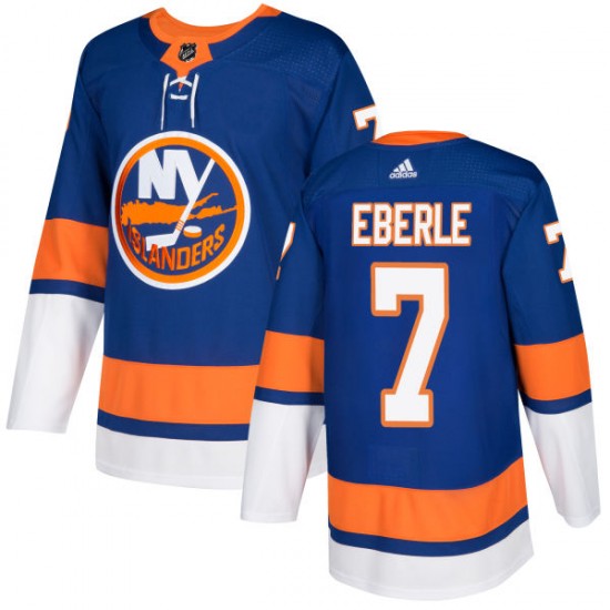 New York Islanders Jordan Eberle 7 2017-18 Adidas Royal NHL Jersey Authentic