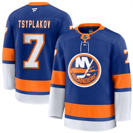 New York Islanders Maxim Tsyplakov 7 Fanatics 2024-2025 Home NHL Jersey Authentic