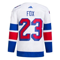 New York Rangers Adam Fox 23 Adidas 2024 Stadium Series NHL Jersey Authentic