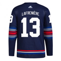 New York Rangers Alexis Lafreniere 13 Adidas Third NHL Jersey Authentic