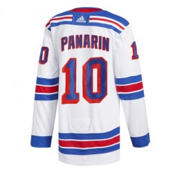 New York Rangers Artemi Panarin 10 Adidas Away White NHL Jersey Authentic