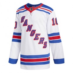 New York Rangers Artemi Panarin 10 Adidas Away White NHL Jersey Authentic