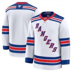 New York Rangers Blank Fanatics 2024-2025 Away White NHL Jersey Authentic