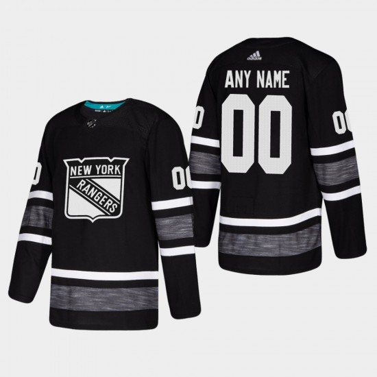 New York Rangers Custom Black 2019 All-Star Adidas NHL Jersey Authentic