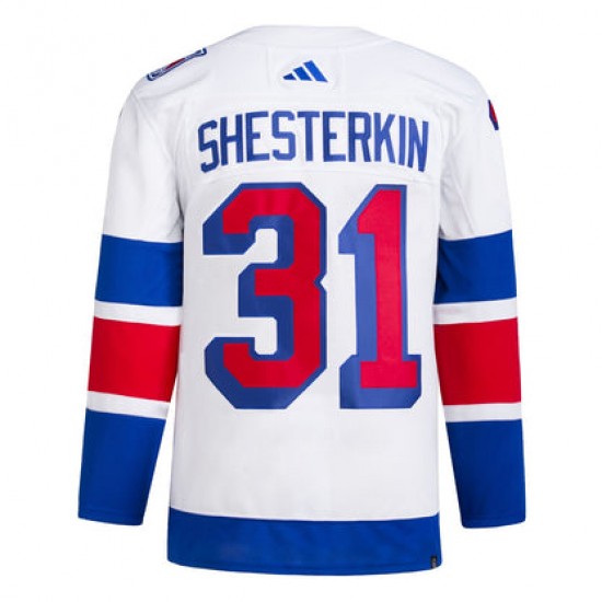 New York Rangers Igor Shesterkin 31 Adidas 2024 Stadium Series NHL Jersey Authentic