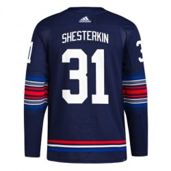 New York Rangers Igor Shesterkin 31 Adidas Third NHL Jersey Authentic