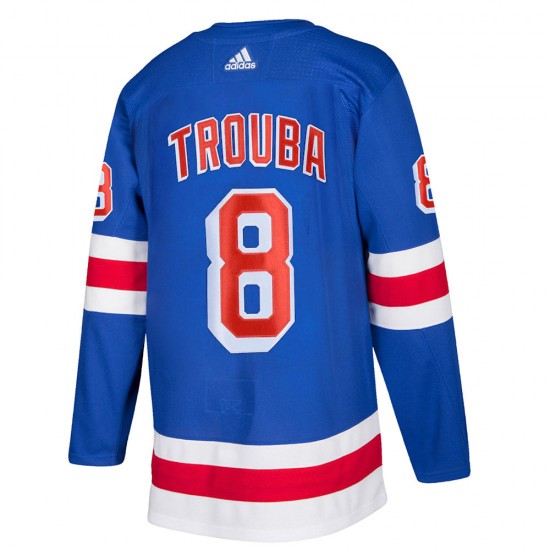 New York Rangers Jacob Trouba 8 Adidas Home Blue NHL Jersey Authentic