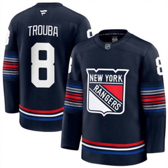 New York Rangers Jacob Trouba 8 Fanatics 2024-2025 Third NHL Jersey Authentic