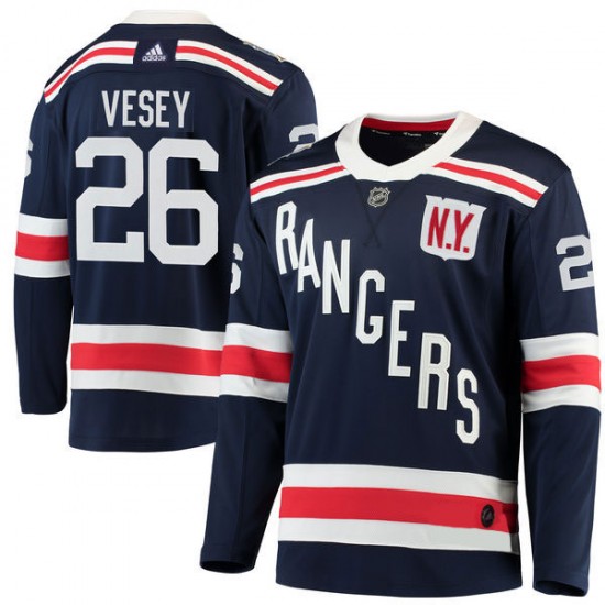 New York Rangers Jimmy Vesey 26 2018 Winter Classic Adidas Navy NHL Jersey Authentic