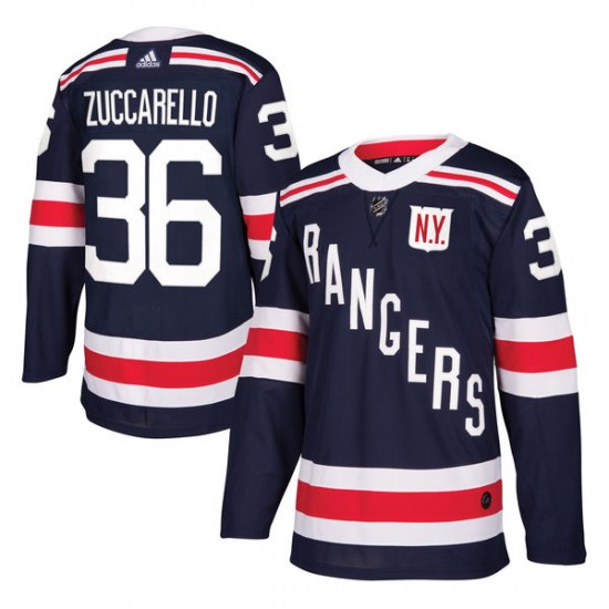 New York Rangers Mats Zuccarello 36 2018 Winter Classic Adidas Navy NHL Jersey Authentic