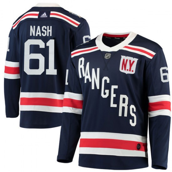 New York Rangers Rick Nash 61 2018 Winter Classic Adidas Navy NHL Jersey Authentic