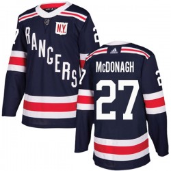 New York Rangers Ryan McDonagh 27 2017-18 Adidas Navy Blue 2018 Winter Classic NHL Jersey Authentic