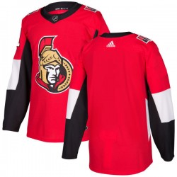 Ottawa Senators Blank 2017-18 Adidas Red NHL Jersey Authentic