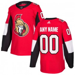 Ottawa Senators Custom 2017-18 Adidas Red NHL Jersey Authentic