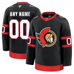 Ottawa Senators Custom Fanatics 2024-2025 Home Black NHL Jersey Authentic