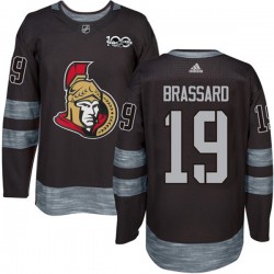 Ottawa Senators Derick Brassard 19 1917-2017 100th Anniversary Adidas Black NHL Jersey Authentic