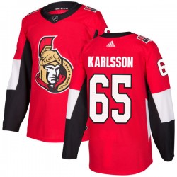 Ottawa Senators Erik Karlsson 65 2017-18 Adidas Red NHL Jersey Authentic